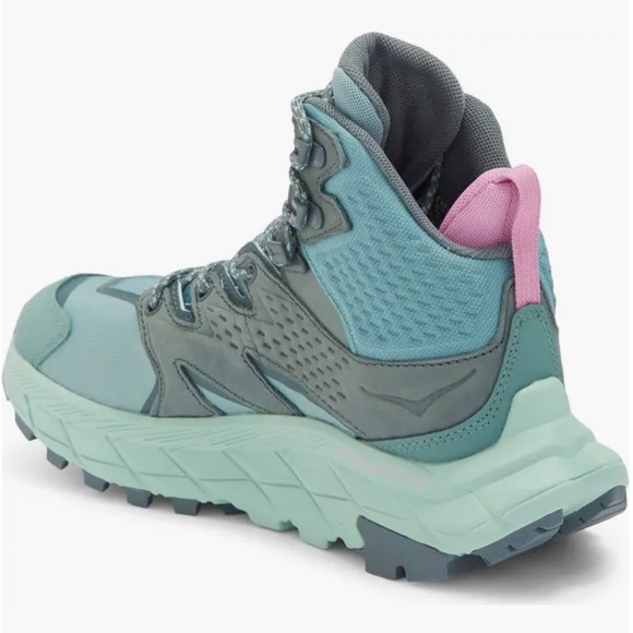 Hoka Anacapa Mid Gore-Tex GTX Waterpoof Leather Hiking Boot  Hoka Anacapa Mid Gore-Tex GTX Waterpoof Leather Hiking Boot Mist‎ Green 10.5B